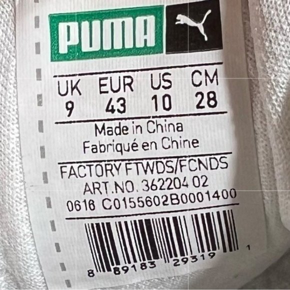 Puma x Meek Mill Bike Life x Blaze of Glory Shoes Mens Sz 10 White (362204-02) - Picture 7 of 7